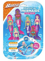 Banzai Magical Mermaids Dive Game – 6-Pack of Colorful Underwater Pool Toys