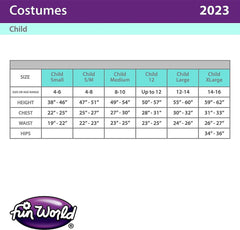 Fun World Creepy Coed Girls' Costume