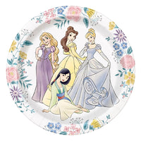 Paper Dinner Plates with Disney Princess Designs, 9