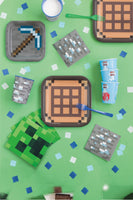 Multicolor Plastic Minecraft Rectangular Table Cover (54"x84") 1 Count - Durable & Eye-Catching Party Essential for Fans of All Ages, Perfect for Birthdays, Game Nights & More