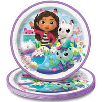 Gabby's Doll House Themed Dinner Paper Plates- Pack of 8 9 Inch Plates
