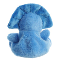 Aurora® Adorable Palm Pals™ Tank Triceratops™ Stuffed Animal - Fun Collectible Plush for Kids and Adult Collectors - Perfect for Decorating Rooms and Birthday Gifts - Blue 4 Inches