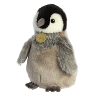 Aurora® Adorable Miyoni® Tots Emperor Penguin Chick Stuffed Animal - Lifelike Details Make a Cherished Companion - Perfect for Decorating Bedrooms or Classrooms - Gray 9 Inches