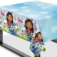 Unique Gabby's Dollhouse Rectangular Plastic Table Cover 54