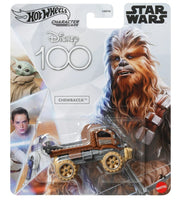 Hot Wheels Disney 100 Chewbacca Character Car, 1:64 Scale Star Wars Collectible Toy Car