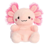 Aurora Palm Pals Xena Love Axolotl Stuffed Animal 5 Inch – Cute Pink Collectible Plush Toy for Kids, Décor and Gifts