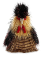 Aurora World Luxe Boutique Jacques Rooster Cockerel Stuffed Animal, Premium Long Fur Plush, Bean Pellet Weighted, Multicolor, 10.5 Inches