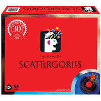 Winning Moves Board Games USA Scattergories 30th Anniversary Edition with Electronic Timer, Classic Family Game for Ages 12+, 2-6 Players