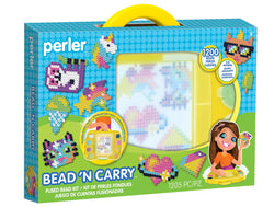 Perler Bead 'N Carry Fused Bead Activity Kit, Ages 6 and up, 1205 Pieces