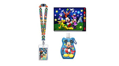 Magical Memories Collection Disney Autograph Book 2022 Pen, Disney Lanyards for Kids and Mickey Water Bottle Key Ring Set, Disneyland Essentials Disney Gifts for Kids, for Boys and Girls 85927 Blue