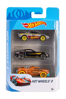 Hot Wheels K5904 Hot Wheels Basic Car Assortment 3 Pack