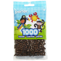 Perler Beads Fuse Beads for Crafts, 1000pcs, Brown