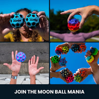 Waboba Moon Ball Dark Side of The Moon – Hyper Bouncy Ball for Extreme Bounce and Outdoor Play, Durable High Bounce Ball for Kids, Teens, and Adults