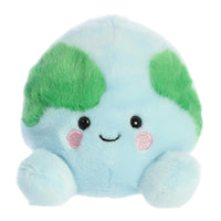Aurora Palm Pals Eve Earth Stuffed Animal - Kawaii Collectible Plush Toy with Recycled Fill, Embroidered Eyes - Blue, 4.5 Inches