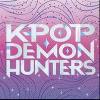 Unique Industries K-Pop Demon Hunters Beverage Napkins- 5 Inch Pack of 16
