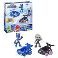 PJ Masks Catboy vs Luna Girl Battle Racers Preschool Toy, Vehicle and Action Figure Set for Kids Ages 3 and Up