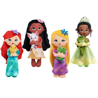 Disney Princess Lil' Friends Plush Tiana & Naveen 14.5-inch Plush Doll, Officially Licensed Kids Toys for Ages 3 Up, Gifts and Presents by Just Play
