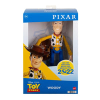 Mattel Disney and Pixar Toy Story Large Action Figure, Posable Woody Collectible in Signature Sheriff Look with Removable Hat, 12-inch Scale