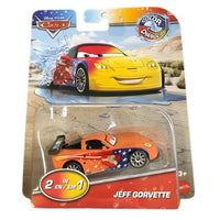 Disney Pixar Cars Color Changers Jeff Gorvette Die-Cast Toy Car, Color-Changing Vehicle for Kids Ages 3+, Official Mattel Toy