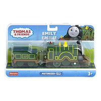Thomas & Friends Motorized Toy Train Emily Battery-Powered Engine with Tender for Pretend Play Preschool Kids Ages 3+ Years