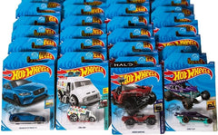 Hot Wheels 1:64 Scale Die-Cast Metal Collectible Cars - 24-Pack Assorted Styles