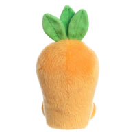 Aurora Palm Pals Cheerful Carrot Stuffed Animal - Kawaii Collectible Plush Toy with Eco-Friendly Fill, Bean Pellets, Embroidered Face - Kids and Adult Collectors - Orange 5 Inches