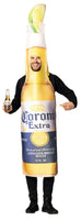 Rasta Imposta Corona Extra Bottle, Lime Halloween Costume Funny Party Drink Cinco De Mayo Dress Up Fits Men Women 21+ age, Adult One Size