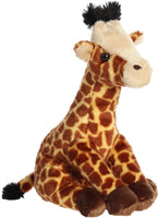 Aurora® Adventurous Destination Nation™ Giraffe Stuffed Animal - Global Exploration - Learning Fun - Brown 11.5 Inches