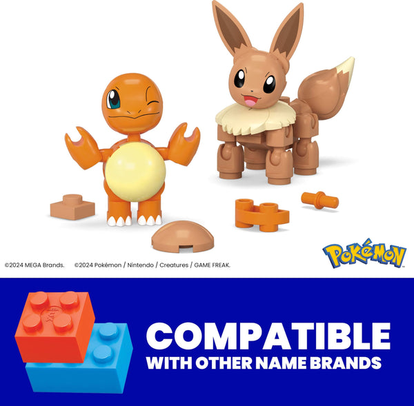 MEGA Pokemon Building Toys Set Pichu Charmander – Magical Memories ...