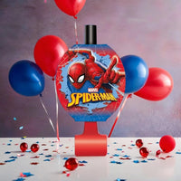 Unique Spider-Man Party Blowouts 8 Pack – Marvel Themed Noisemakers for Kids Birthday and Celebrations