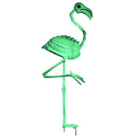 Seasons 33.75" Skeleton Flamingo Decoration – Black Light Reactive Halloween Yard Prop