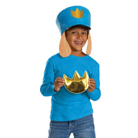 Disguise Dog Man Costume Kit, Official Dog Man Costume Hat and Badge Decal for Kids