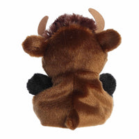Aurora Palm Pals Billy Bison Stuffed Animal - Soft Polyester Collectible Plush with Bean Pellet Filling - Forest Collection - Brown, 4 Inches