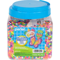 Perler Beads Summer Mix - 11,000 Fuse Beads in 12 Tropical Colors