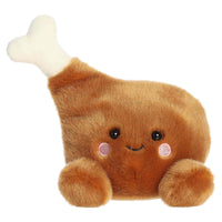 Aurora Savory Palm Pals Mila Drumstick Stuffed Animal - Fun Seasonal Plush for Kids and Adult Collectors - Perfect for Harvest Decorations or Gifts - Brown 6 Inches