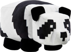 Mattel Minecraft Panda Basic Plush, 8-Inch Polyester Soft Doll with Pixelated Embroidered Details, Collectible Video Game Character Toy Gift for Kids & Fans Ages 3 and Up