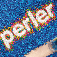 Perler Assorted Clear Plastic Pegboards for Fuse Bead Kids Crafts, 5 Shapes with Reusable Ironing Paper, 6 Piece Set