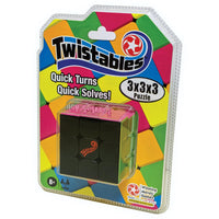 Winning Moves Games USA Twistables 3x3x3 Puzzle, Silky Smooth Mechanical Twisty Puzzle for Ages 8+