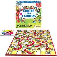 Winning Moves Games USA Classic Chutes and Ladders with 1970s Artwork for 2–4 Players Ages 3+ (1195)