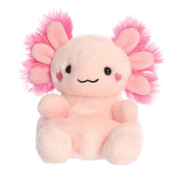 Aurora Palm Pals Xena Love Axolotl Stuffed Animal 5 Inch – Cute Pink Collectible Plush Toy for Kids, Décor and Gifts