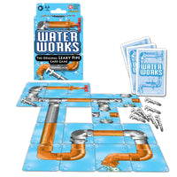 Winning Moves Games Classic Waterworks USA, Leaky Pipe Card Game, for 2 to 4 Players, Ages 8+