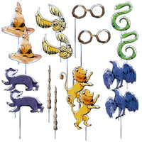 Unique Harry Potter Multicolor Photo Booth Props (8 Pc) | Perfect For Magic Themed Events & Celebrations