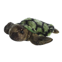 Aurora Adorable Mini Flopsie Splish-Splash Stuffed Animal - Mini Companions Ready for Playful Adventures - for Kids All Ages, Toddlers, Adults, and Families - Green 7.5 Inches