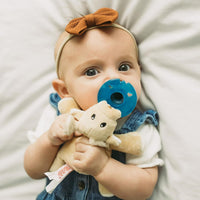 WubbaNub Infant Pacifier - Tan Reindeer