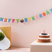 Unique Vibrant Blue's Clues Large Jointed "Happy Birthday" Banner - Perfect for Kids' Birthdays, Themed Events & Milestones