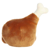 Aurora Savory Palm Pals Mila Drumstick Stuffed Animal - Fun Seasonal Plush for Kids and Adult Collectors - Perfect for Harvest Decorations or Gifts - Brown 6 Inches