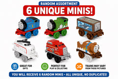 Fisher-Price Thomas & Friends Mini Trains- Set of 6 Trains (Styles May Vary)