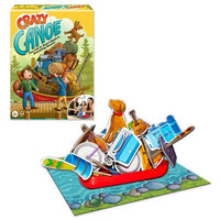 Winning Moves Crazy Canoe Board Game – The Fill It, Don’t Spill It Stacking Game – Balance & Skill Game for 2–4 Players, Ages 8+