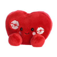 Aurora Palm Pals Kimi Kisses Heart Stuffed Animal 5 Inch – Cute Red Collectible Plush Toy for Kids, Décor and Gifts