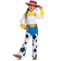 Disney Toy Story Sheriff Jessie Costume for Kids, Official Toy Story 5 Halloween Dress Up Outfit, Size (3T-4T)
